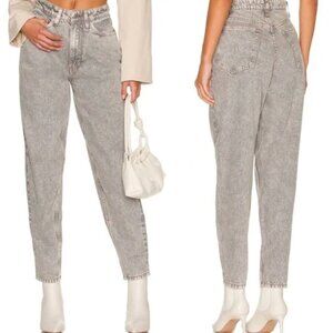 WeWoreWhat High-Rise Dani Gray Acid Wash Boyfriend Jeans, Size 27